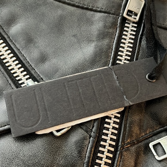 Biker skirt... leather unique style. - Picture 3 of 5